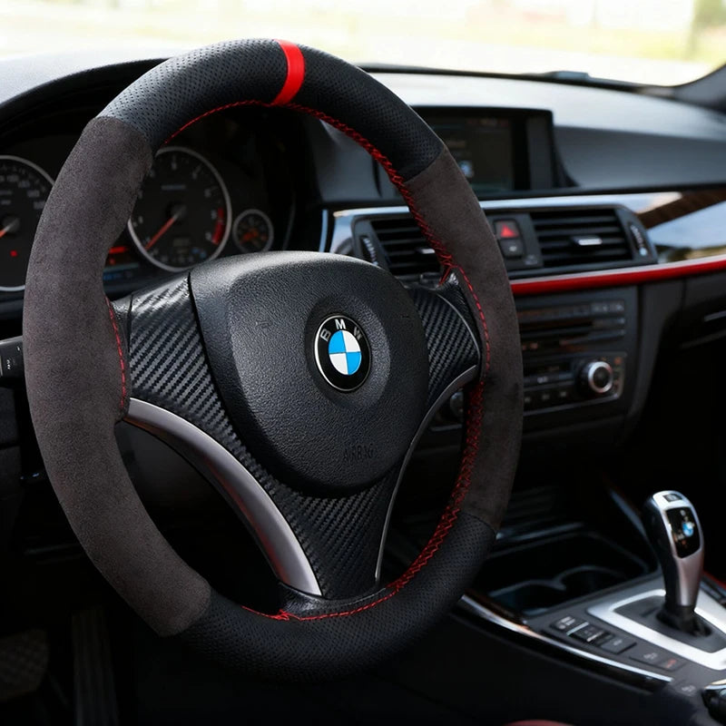 Universal Suede Steering Wheel Cover – Non-Slip, All-Season Steering Wheel Cover HIP