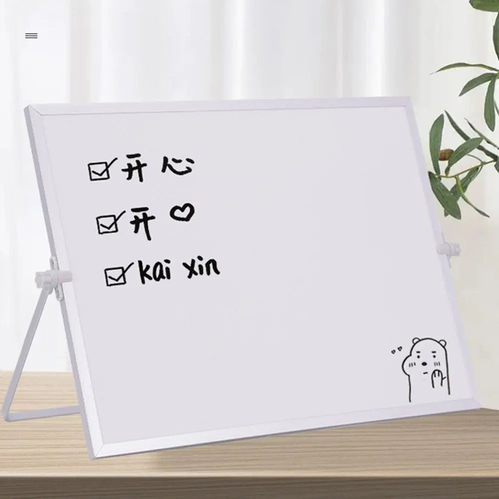 Foldable Double-Sided Desktop Whiteboard with Stand – 30×40cm Desktop Whiteboard HIP