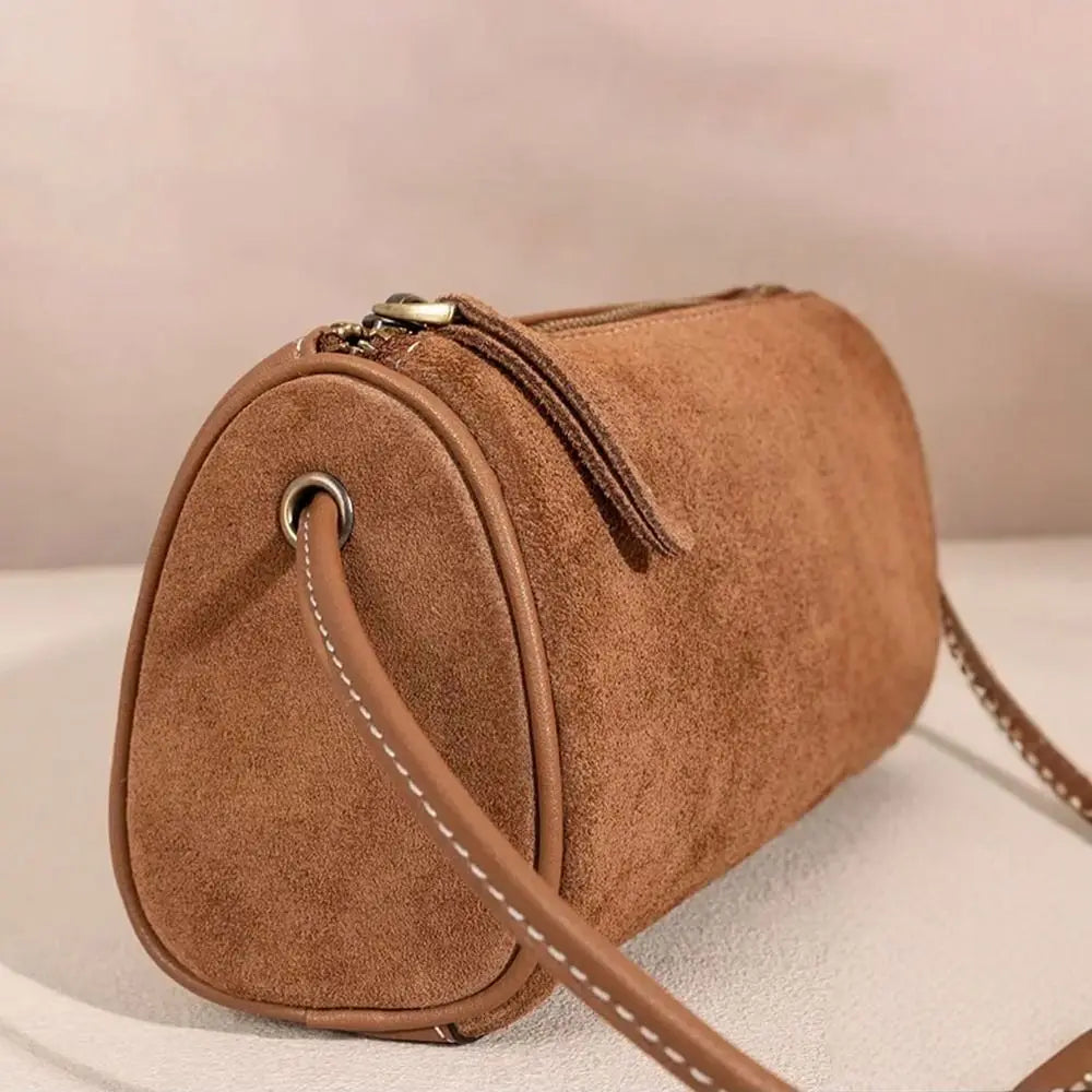 Women's Vintage Suede Crossbody Bag – Large Shoulder Bag Crossbody Shoulder Bag HIP