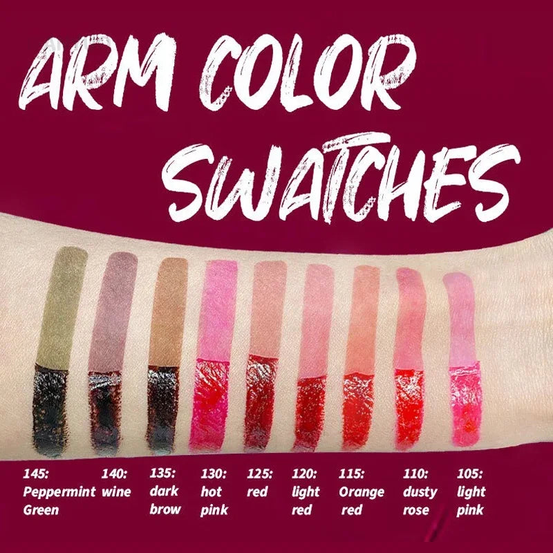1pc Dark Brown Lip Liner Tattoo Peel Off Lipgloss Matte Lip Tint Contour Stain Waterproof Lasting Tear-off Lipstick Cosmetic HIP