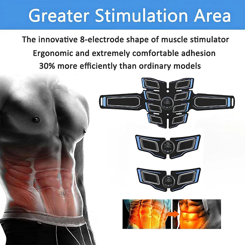 Smart EMS Abdominal Toning Belt – Abs & Muscle Trainer EMS Muscle Toning Belt HIP