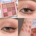 JUJU Dream 9-Color Earth Tone Eyeshadow Palette | Warm Browns Eyeshadow Palette HIP 01