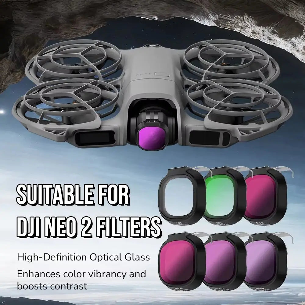 HD Optical Glass ND & CPL Lens Filters for DJI Neo 2 Drone Drone Lens Filter HIP