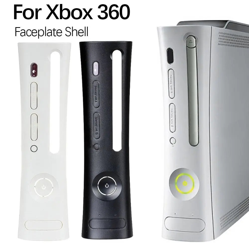 Xbox 360 Replacement Faceplate Shell – Durable Front Cover Console Replacement Shell HIP