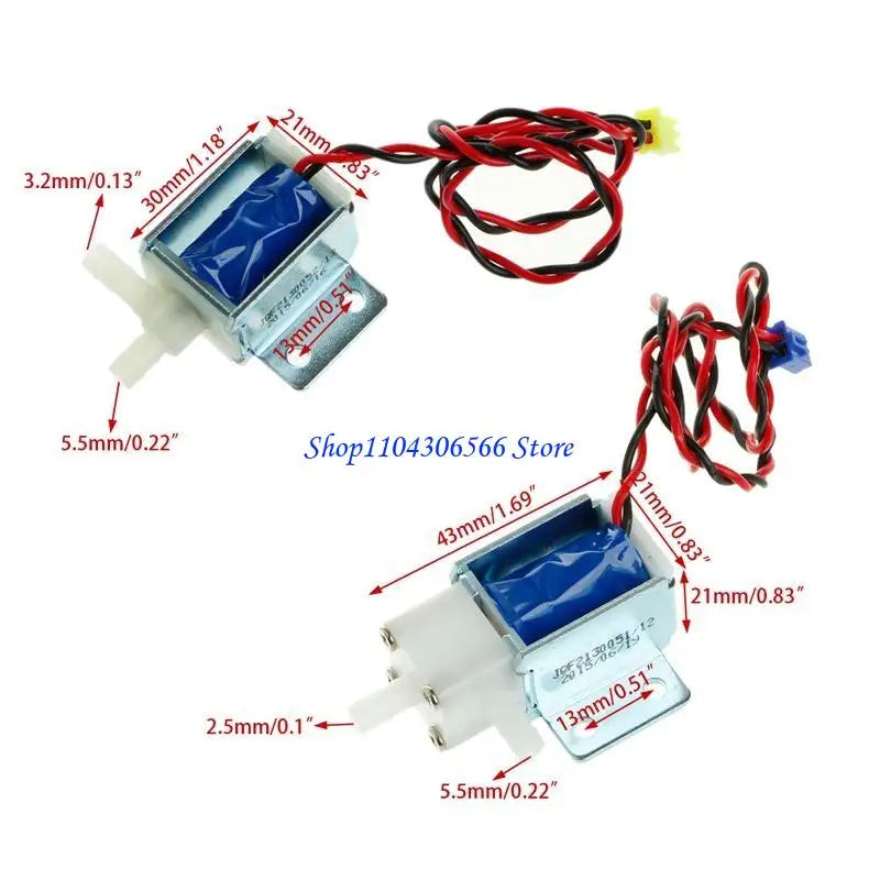02DD 12V Solenoid Valve Normally Open Pilot-Operated Air Valve Solenoid Air Valve HIP