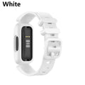 Silicone Band for Fitbit Ace 3 & Inspire 2 – Kids Strap Watch Replacement Band HIP white