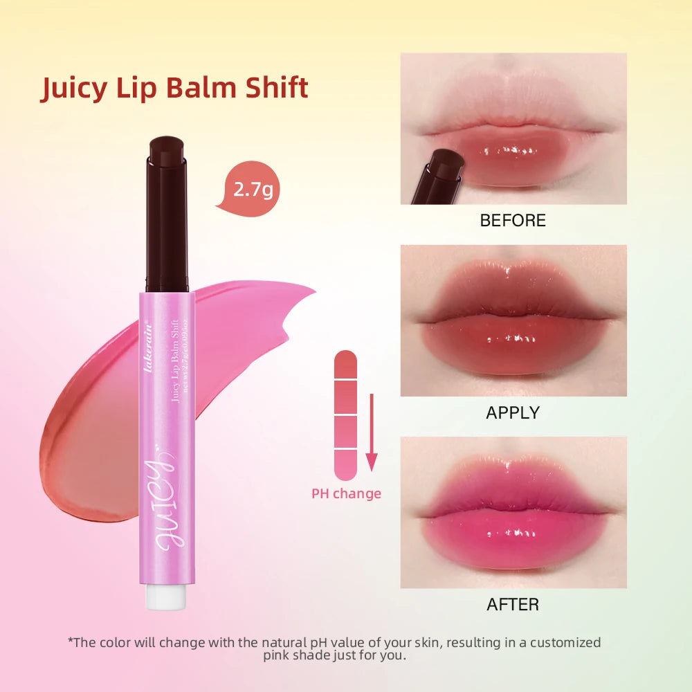 Color Change Juicy Lip Balm Shift Ph Color Changing Lip Balm Long Lasting Moisturizing Lipstick all change to pink lips makeup HIP