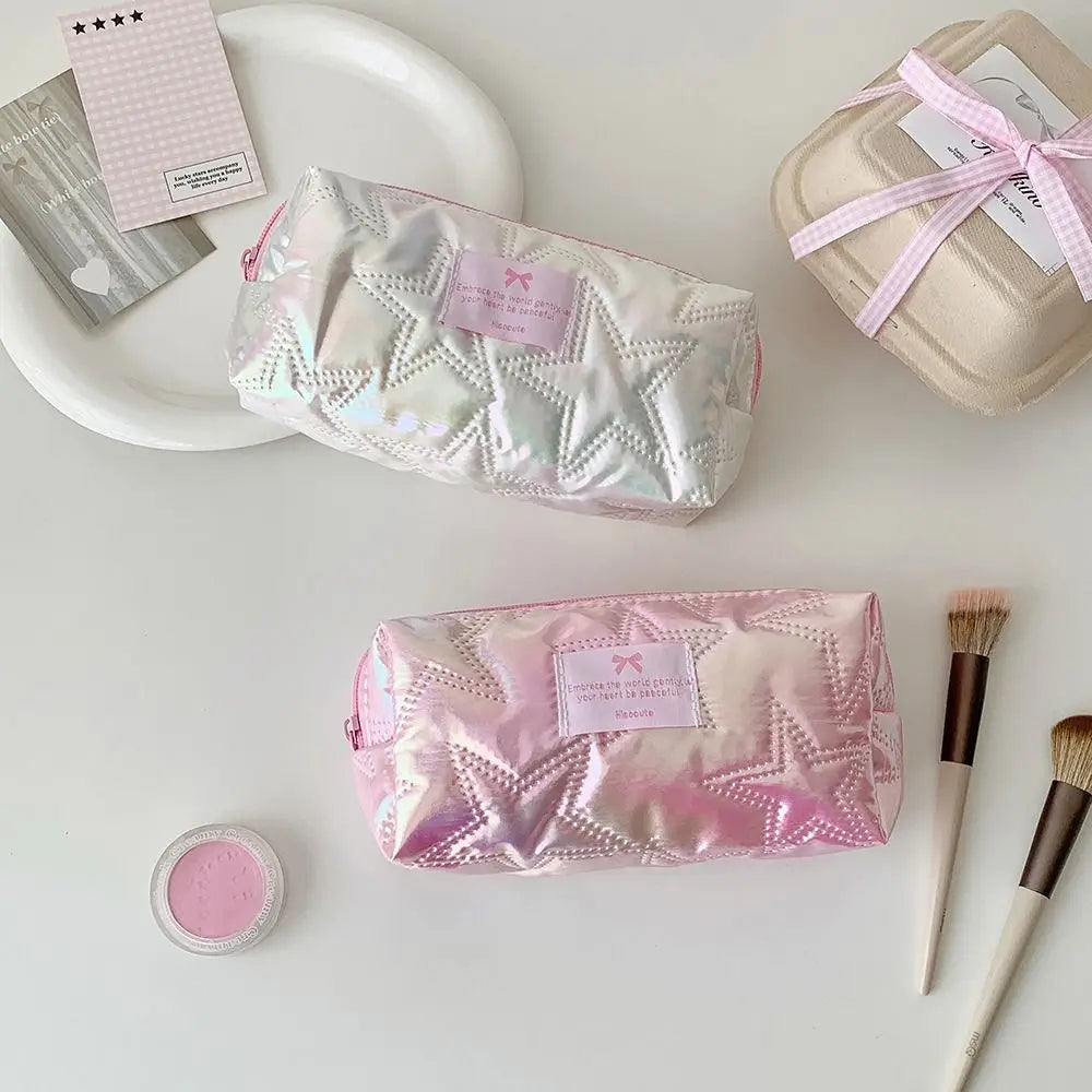 Star Pearlescent Pencil Case – Large Capacity Pen Bag Pencil Case HIP
