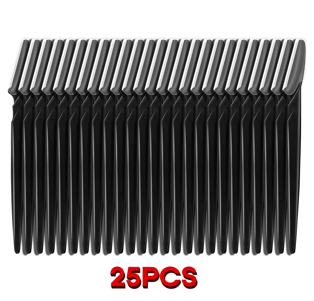 Dermaplaning Face Razor Set – Eyebrow Shaver for Women & Men Dermaplaning Razor Set HIP C514-Black-25pcs