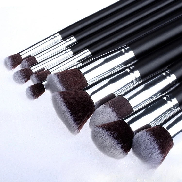 10-Piece Professional Makeup Brush Set – Face & Eye | HIP Makeup Brush Set HIP