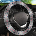 Paw Print & Bone Steering Wheel Cover – Cars, SUVs & Trucks Steering Wheel Cover HIP black