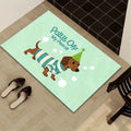 Dachshund Welcome Doormat – Non-Slip Dog Entrance Rug Decorative Doormat HIP 1 50x80cm-Felt