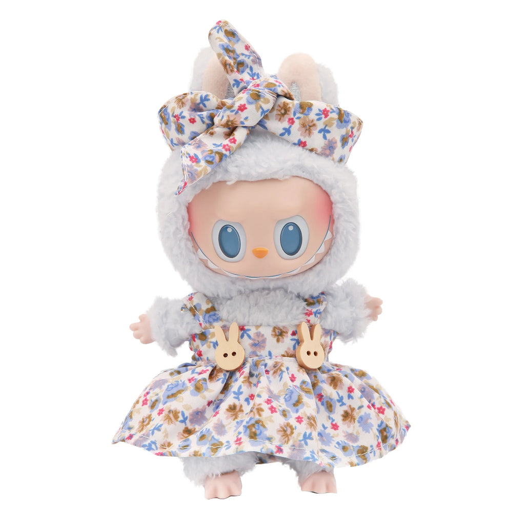 Plush Vinyl Face Labubu Doll Clothes Skirts Plush Bag Charm Little Clothes Hairband Girl Juguates&Doll Accessories Fashion Toys HIP