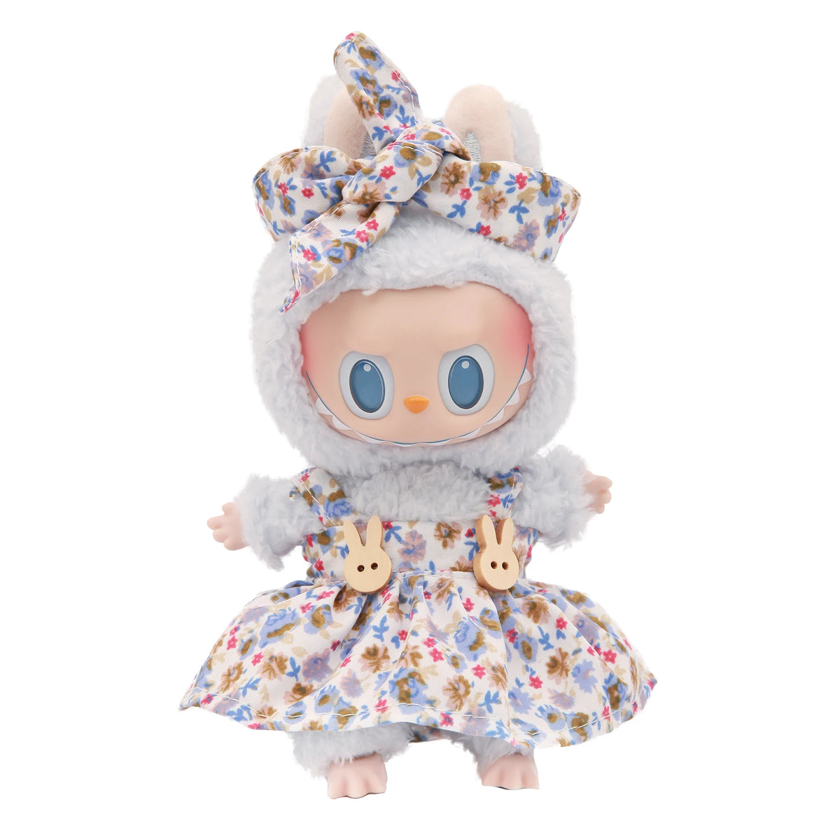 Plush Vinyl Face Labubu Doll Clothes Skirts Plush Bag Charm Little Clothes Hairband Girl Juguates&Doll Accessories Fashion Toys HIP