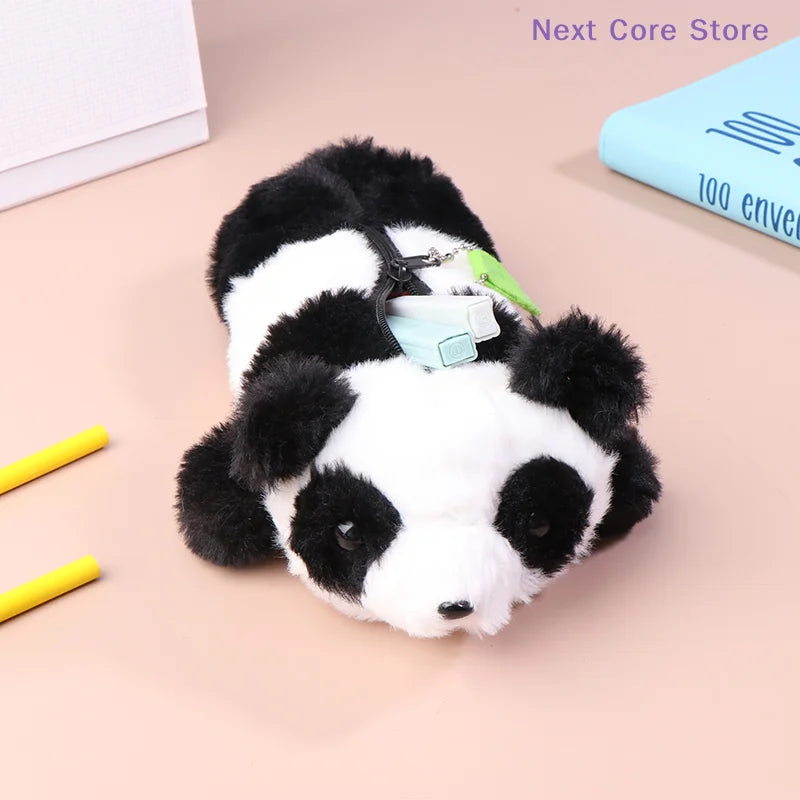 Cartoon Panda Plush Pencil Case & Cute Cosmetic Bag Plush Pencil Case HIP