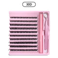 190-Pc 3D Cluster Lash DIY Extension Kit with Bond & Seal Cluster Lash Extension Kit HIP Eyelash Set