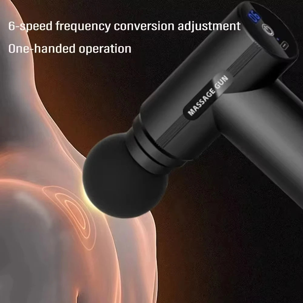 Mini Massage Gun – 6-Speed USB-C Rechargeable | 3200 RPM Percussion Massage Gun HIP