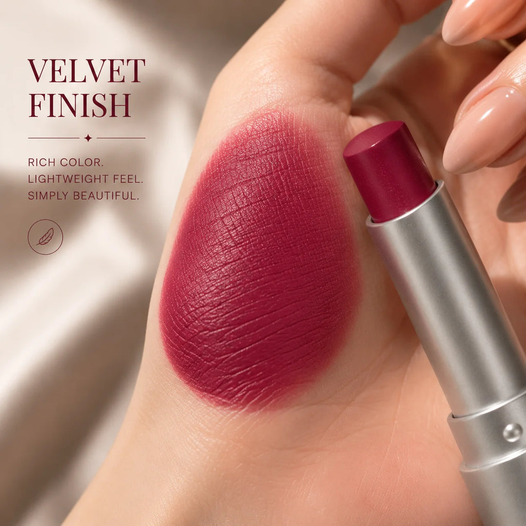 JUJU Dream Matte Lipstick – Velvet High-Pigment Long-Lasting Matte Lipstick HIP
