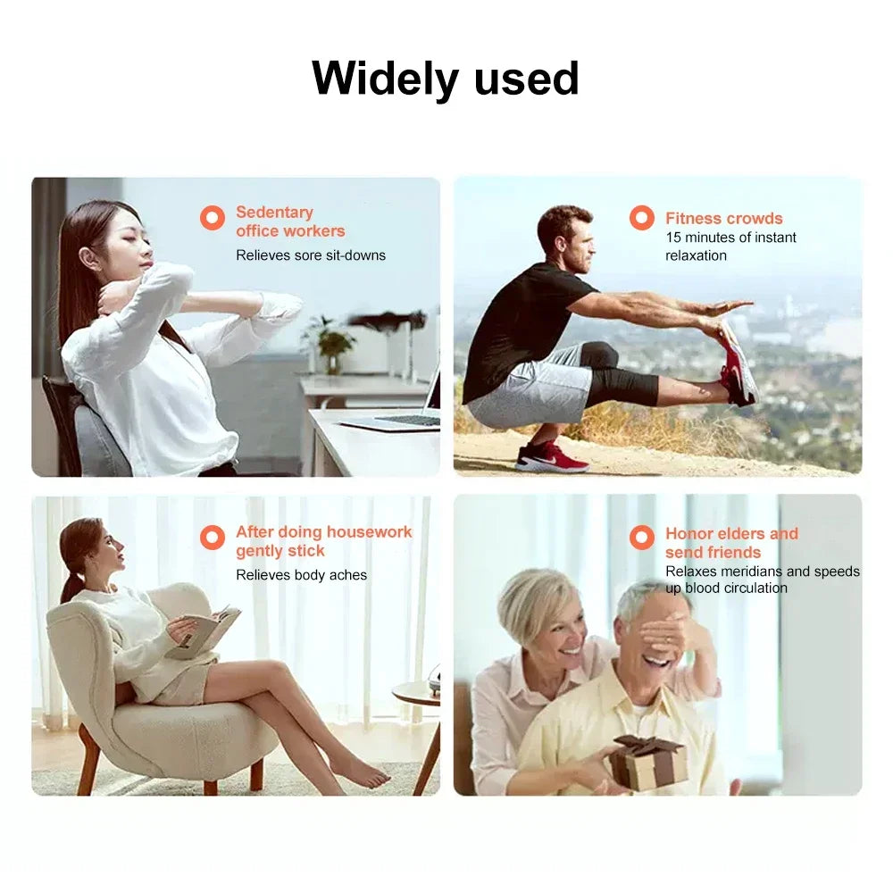 RUZOFO EMS Neck & Body Massager Patch – 8 Modes 18 Levels EMS Massager Patch HIP