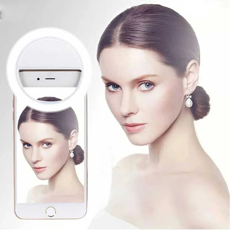 Mini Clip-On Selfie Ring Light | 3 Modes LED Fill Light Selfie Ring Light HIP