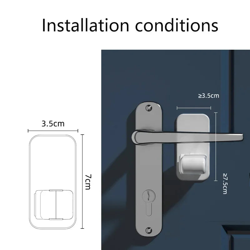 Child Safety Door Handle Locks – Baby & Pet Proof | 1/3/5 Pack Child Safety Lock HIP