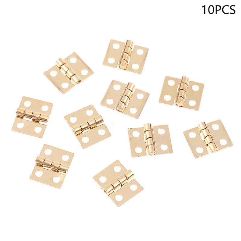 10pcs Mini Brass Door Hinges for RC Crawler & Scale Truck Models RC Model Hardware HIP YL