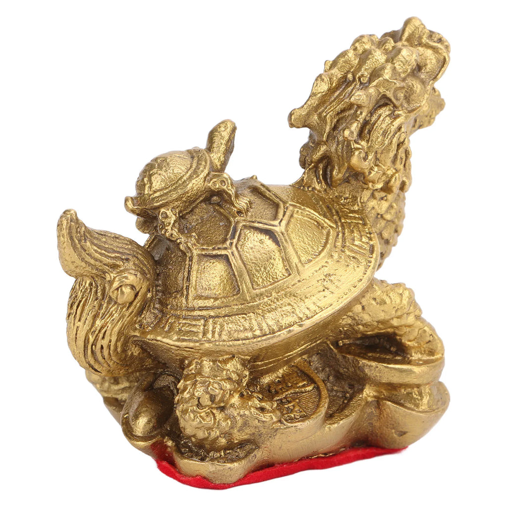 Feng Shui Decoration Dragon Tortoise Feng Shui Copper Casting Craft Decoration Home Decoration Feng Shui Gifts Feng Shui Turtle HIP