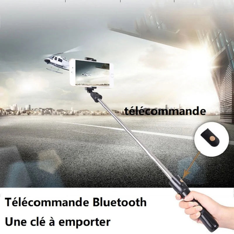Bluetooth Selfie Stick Foldable Tripod – Wireless Phone Holder Selfie Stick Tripod HIP