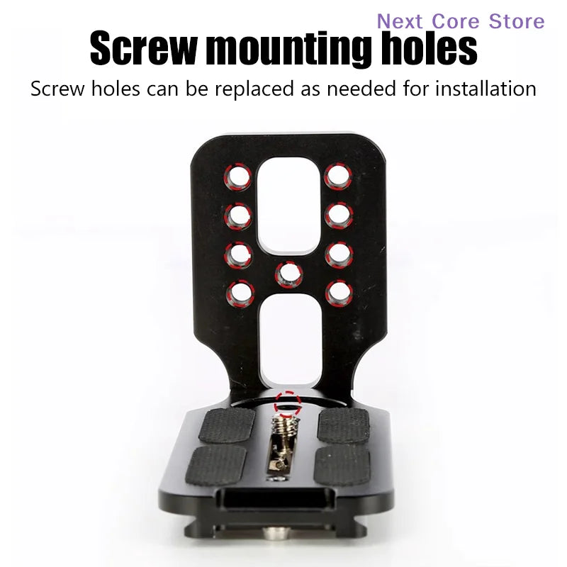 Camera L-Bracket Quick Release Plate | Aluminum Alloy 1/4" Screw Camera L-Bracket Plate HIP