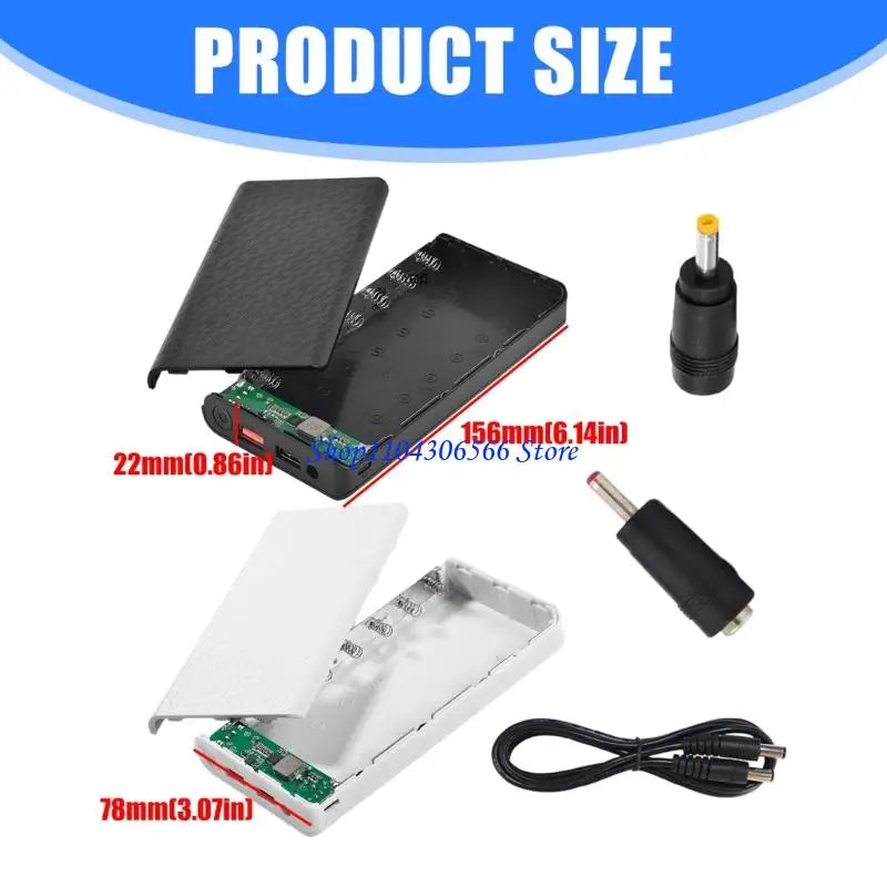 7-Slot 18650 Battery Storage Box – Portable Charging Case Battery Storage Case HIP
