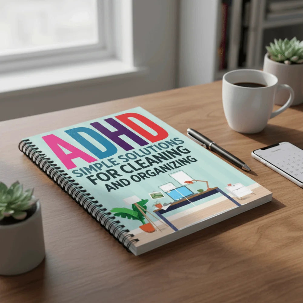 ADHD Cleaning Planner – Weekly & Daily Schedule Notebook Planning Notebook HIP