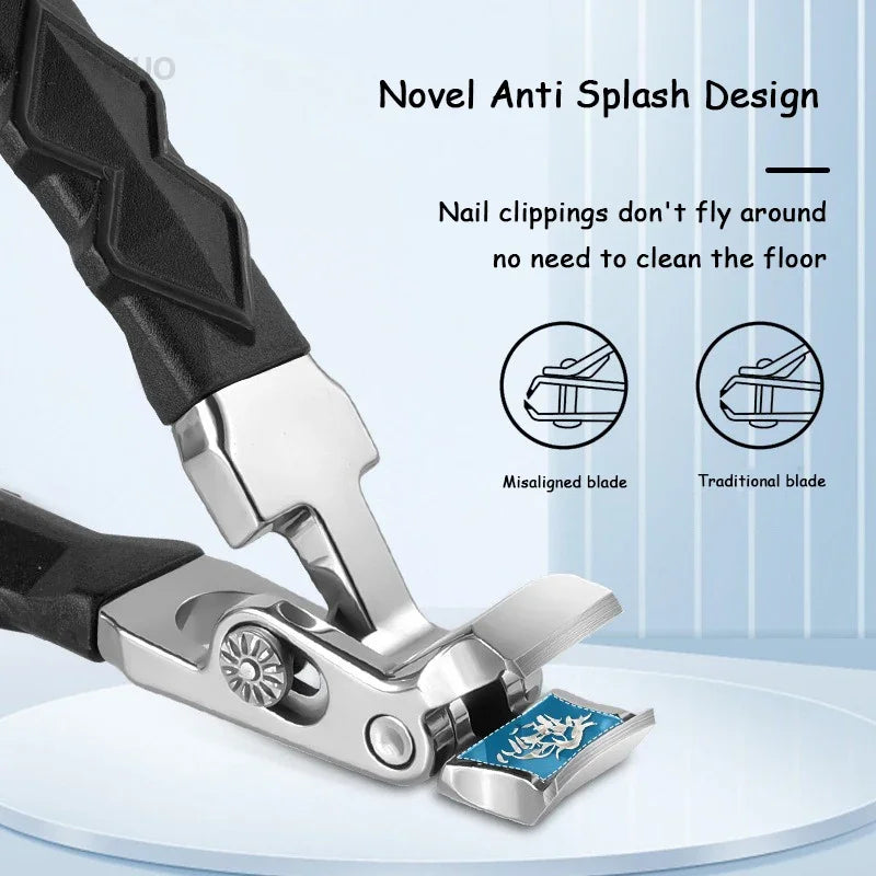 2pcs Nail Clipper for Seniors Long Handle Wide Jaw Head Clipper Nail Clipper for Thick Nails Nail Cutter Trimmer Manicure Tool HIP