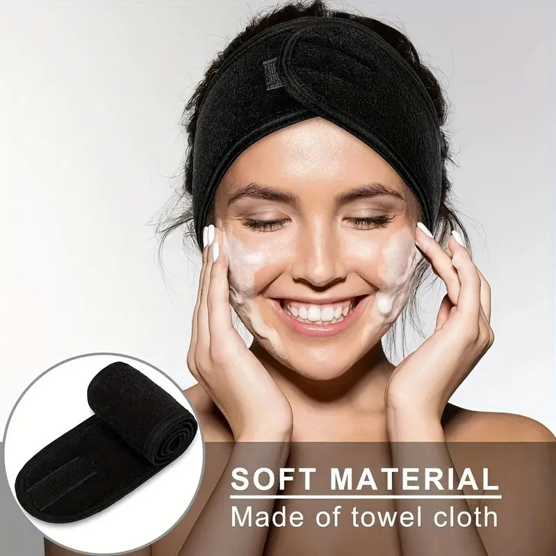 Women's Adjustable Wide Headband – Yoga, Spa & Makeup Adjustable Headband HIP