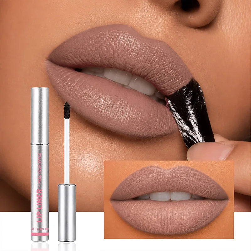 JUJU Dream Peel Off Lip Liner Tint – Waterproof Matte Stain Peel Off Lip Liner HIP