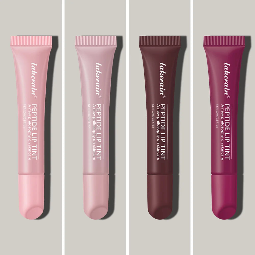 4 Colors Lip Glosses Plump Moisturizing Lip Glaze Essence Gel Oil Long Lasting Nourishing Lipstick Care Products for Women Girls HIP