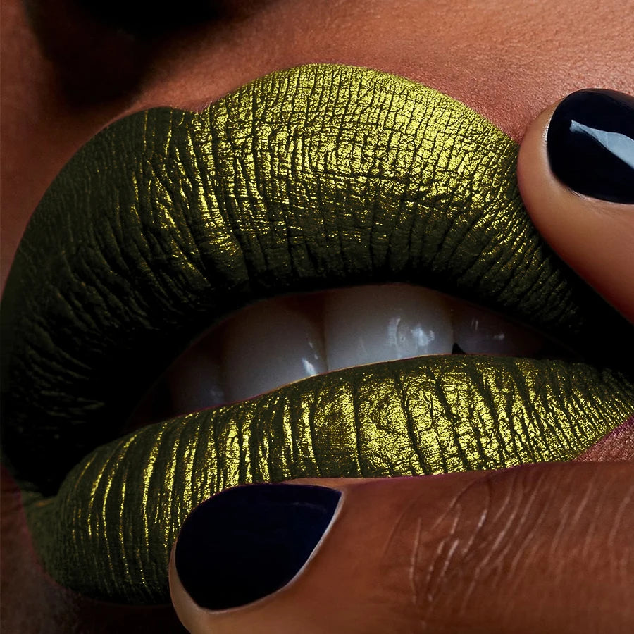 MCD Smoky Green Glitter Shimmer Lip & Eye Pen – Korean Makeup Glitter Lip Shimmer Pen HIP