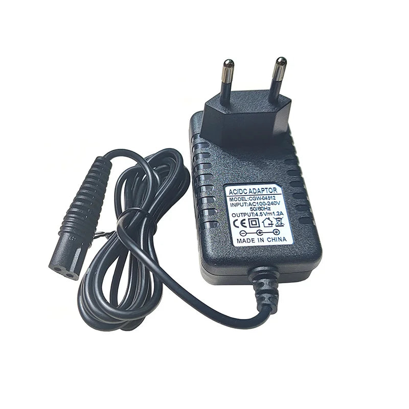 4.5V 1.2A Replacement Charger for BaByliss PRO FXFS2 Shaver Shaver Power Adapter HIP EU