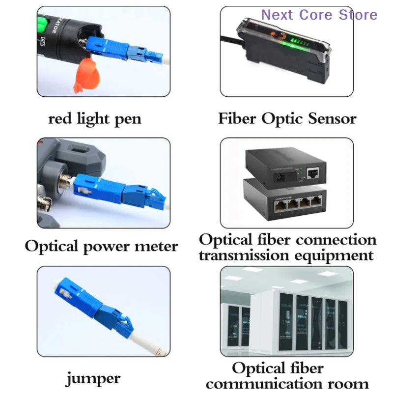 Male to LC Female Fiber Optic Hybrid Adapter Converter Fiber Optic Adapter HIP
