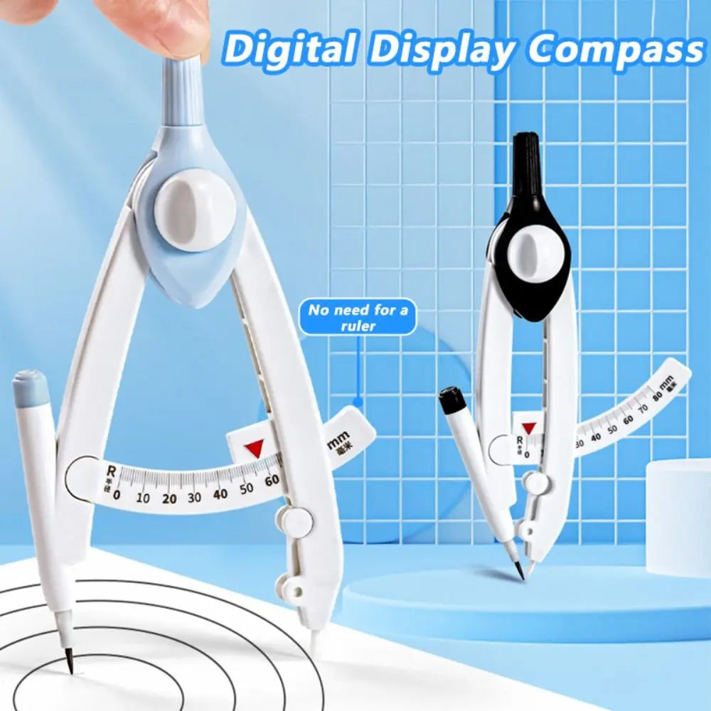 Digital Display Drawing Compass – Lockable & Metal-Free Drawing Compass HIP