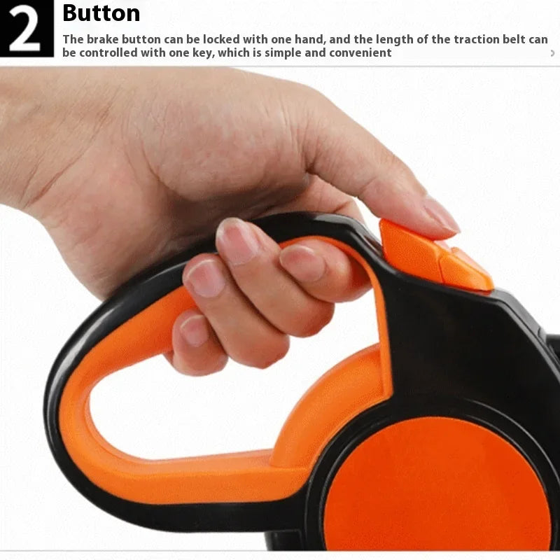 Reflective Retractable Dog Leash 3M 5M 8M – Small & Large Dogs Retractable Dog Leash HIP