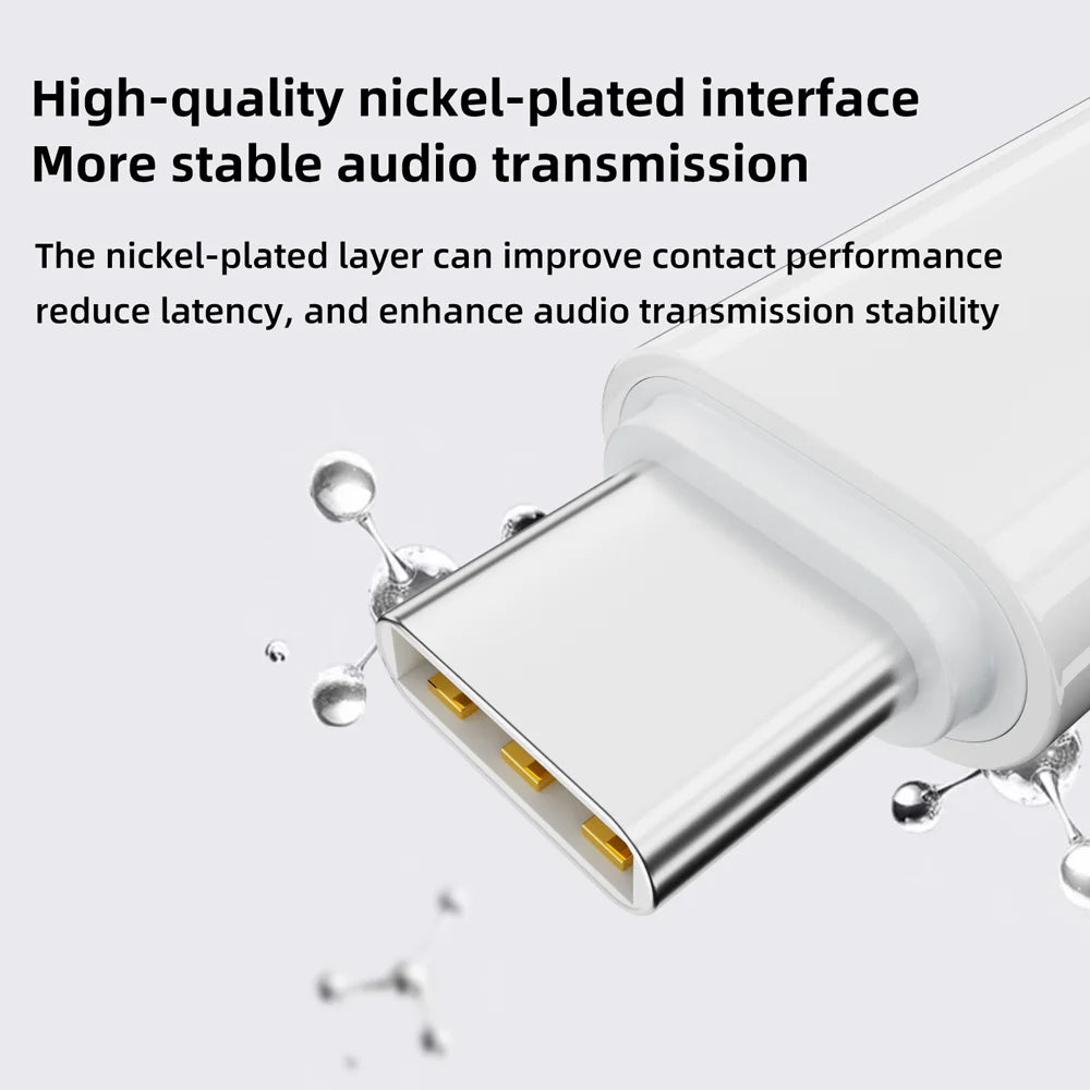 USB-C to Lightning Audio Adapter | Hi-Fi Headphone Converter Audio Adapter HIP