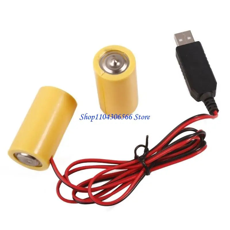 3V C Size Battery Eliminator Cable – Replaces 2x LR14 C Batteries Battery Eliminator Cable HIP