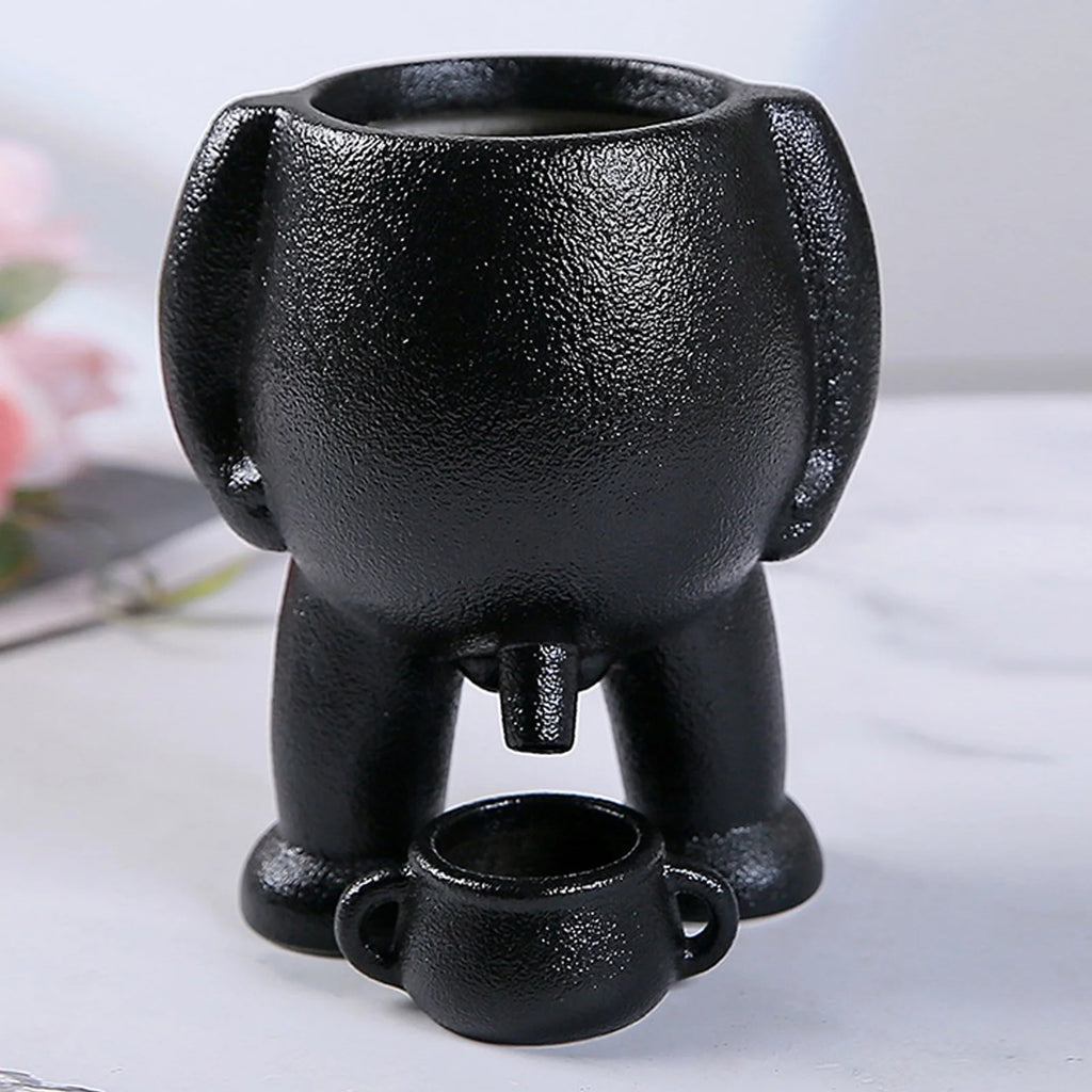 Ceramic Flower Pot Ceramic Flower Pot Simulation Innovative Little Man Pees Decoration Planter Pot for Office Desktop HIP