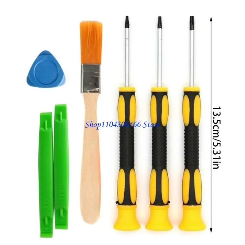 T8 Screwdriver Repair Kit – Prying Tools & Cleaning Brush Electronics Repair Kit HIP