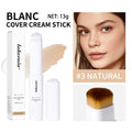 Color Changing Foundation Stick Korean Cover Cream Stick High Coverage Waterproof Dual-Ended with Brush Base Makeup HIP 3natural