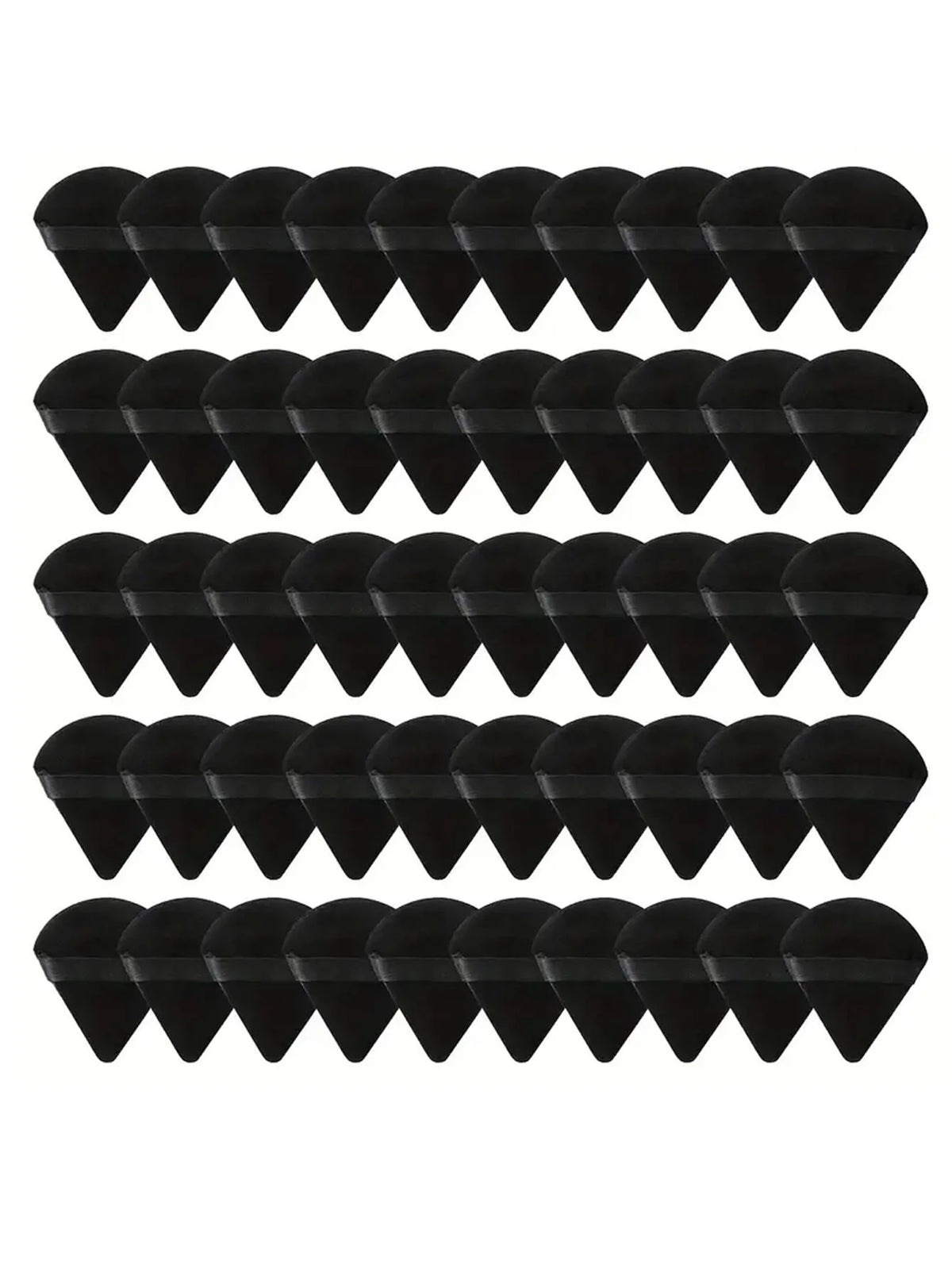 50-Pack Soft Flocking Powder Puffs – Multi-Color | HIP Cosmetic Powder Puff HIP