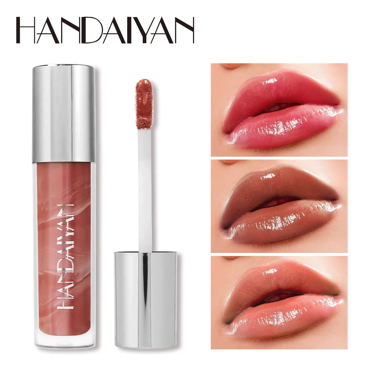 Handaiyan Vitamin E Lip Gloss – Hydrating Plumping Glaze Lip Gloss HIP
