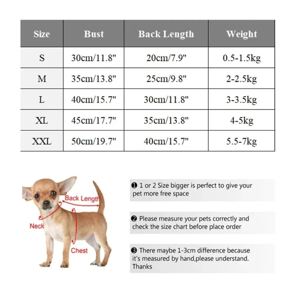 Winter Fleece Dog Sweater – Warm Coat for Small Dogs Dog Sweater Coat HIP
