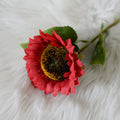 Simulation Sunflower Pastoral Style Artificial Flower False Silk Sunflower for Home Decoration Sunflower HIP Red