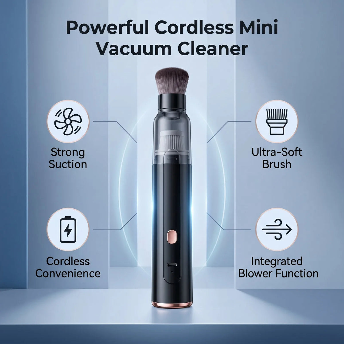 Car Vacuum Cleaner Handheld Mini Cordless Coffee Grinder Remover for Car Home Office Coffee Grinder HIP